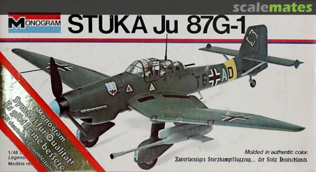 Boxart STUKA Ju 87G-1 6840 Monogram Boxart STUKA Ju 87G-1 6840 Monogram
