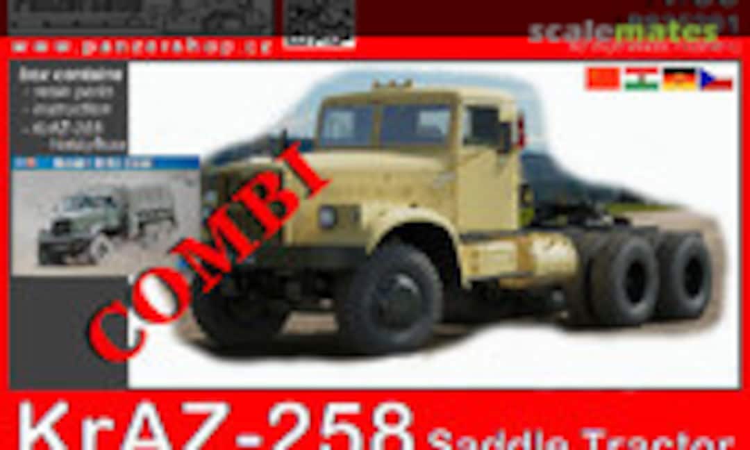 1:35 KrAZ-258 Saddle Tractor conv.set &amp; KrAZ-255 plus Hobbyboss kit (PanzerShop Combi_PS35291)