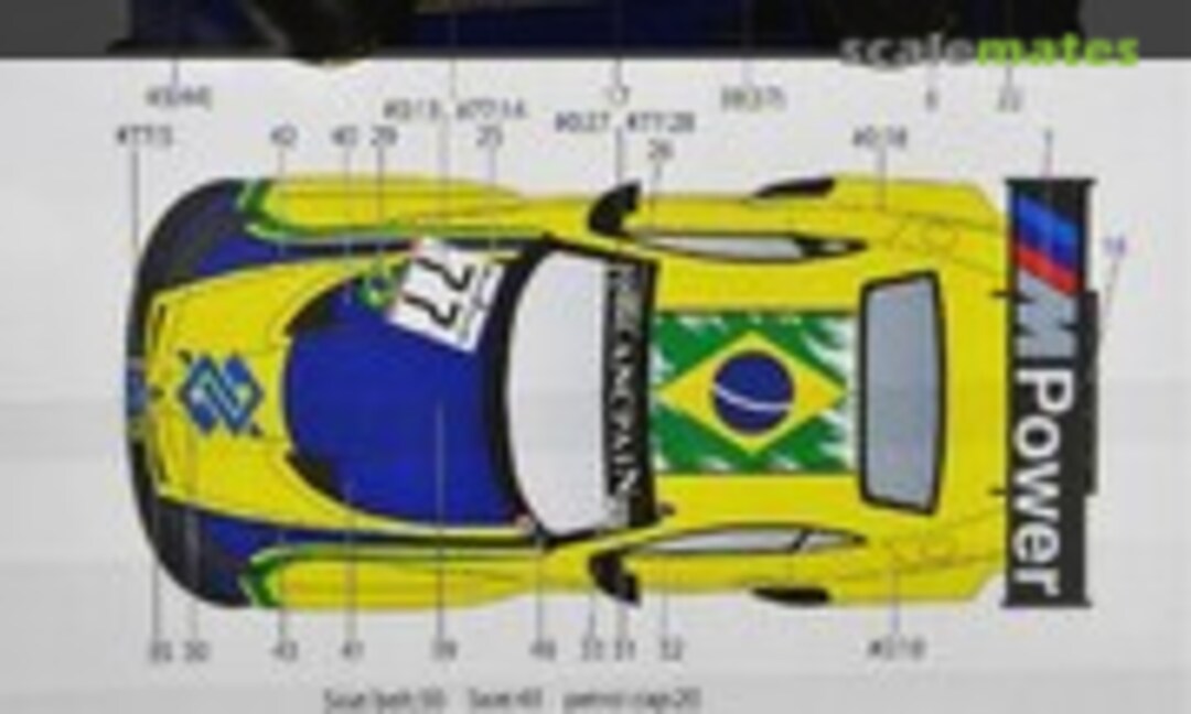 1:24 BMW Z4 Team Brazil #0/#77 Nogaro 2015 (Studio27 ST27-DC1089) ST27-DC1089