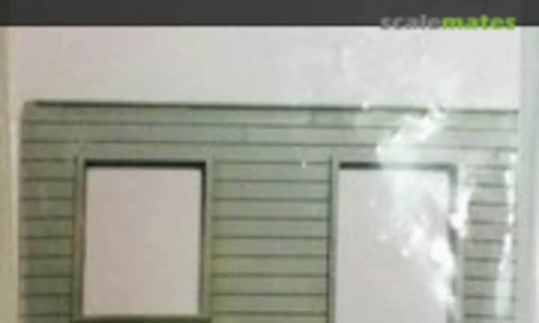 1:35 Russian Wooden House Decorated Section with One Window and One Door Type No.2 (U-Models UM421) UM421