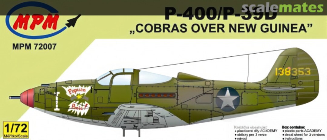Boxart P-400/P-39D MPM72007 MPM Production