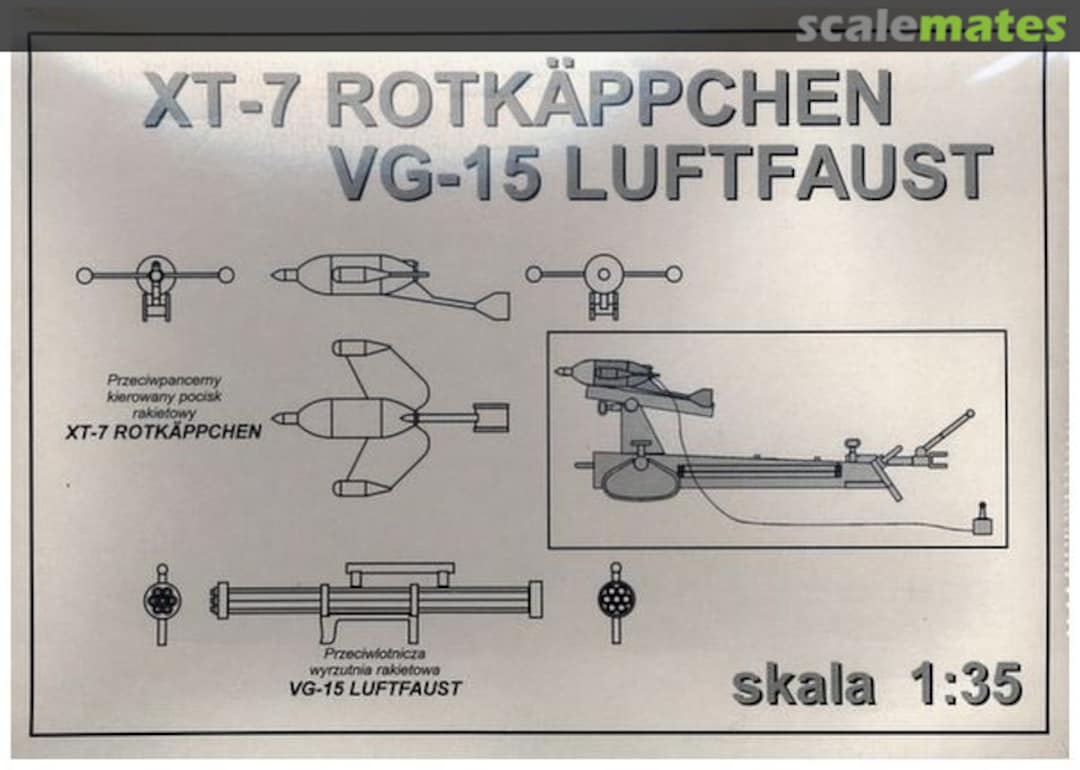 Boxart XT-7 Rotkäppchen / VG-15 Luftfaust MKR 35016 RPM Boxart XT-7 Rotkäppchen / VG-15 Luftfaust MKR 35016 RPM