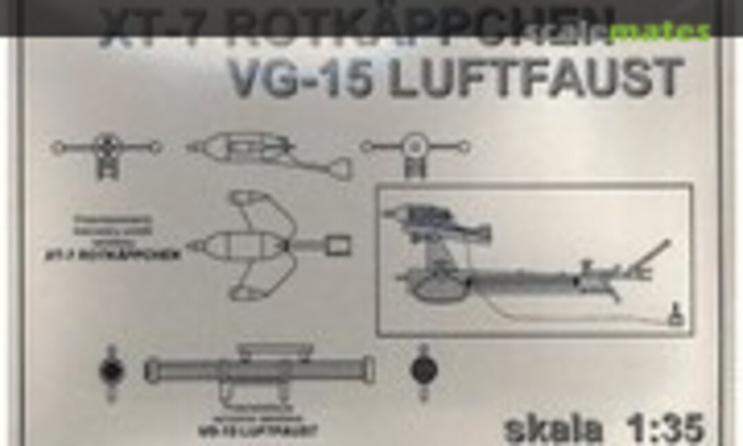 1:35 XT-7 Rotkäppchen / VG-15 Luftfaust (RPM MKR 35016) MKR 35016