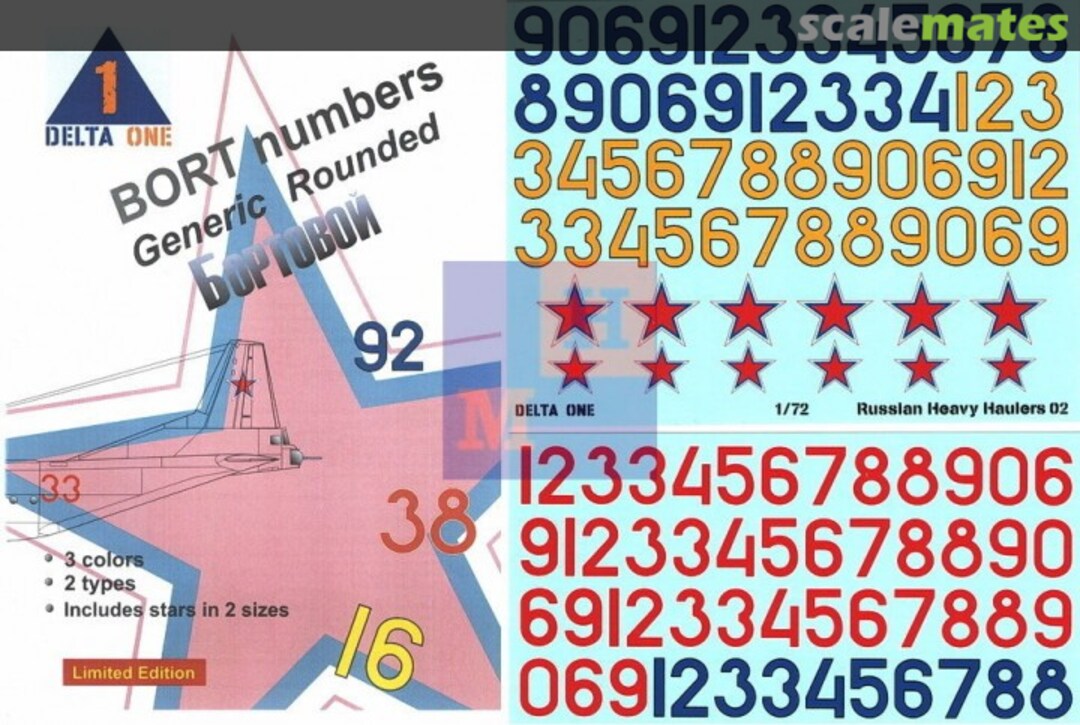 Boxart BORT Numbers 72004 Delta One Boxart BORT Numbers 72004 Delta One