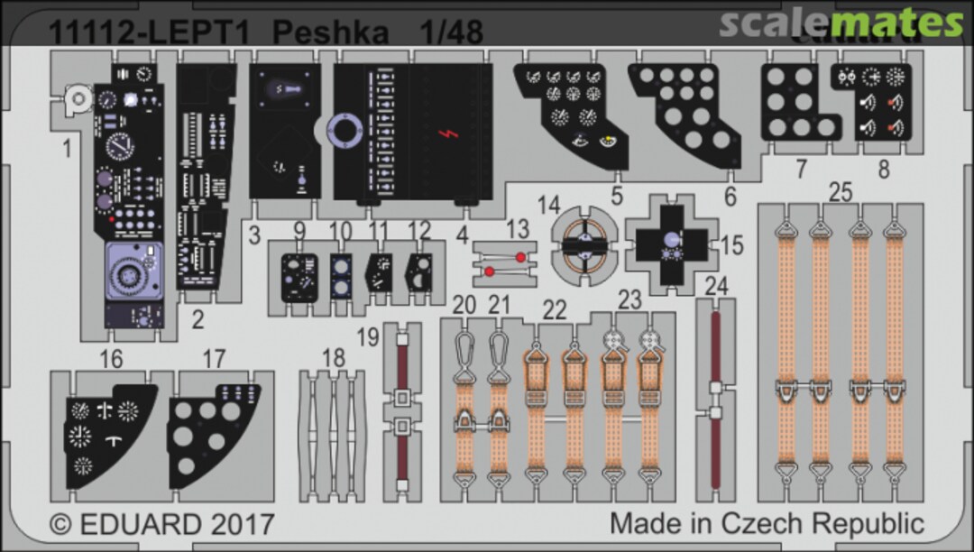 Boxart Peshka (Pe-2) PE-set 11112-LEPT Eduard Boxart Peshka (Pe-2) PE-set 11112-LEPT Eduard