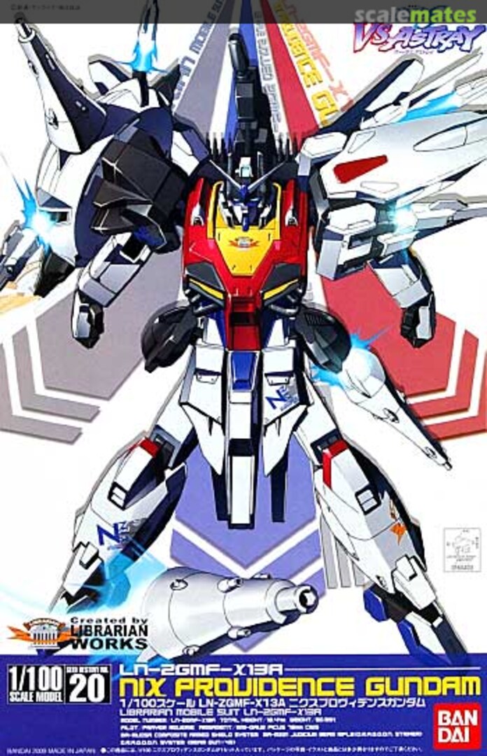Boxart LN-ZGMF-X13A Nix Providence Gundam 0160403 Bandai