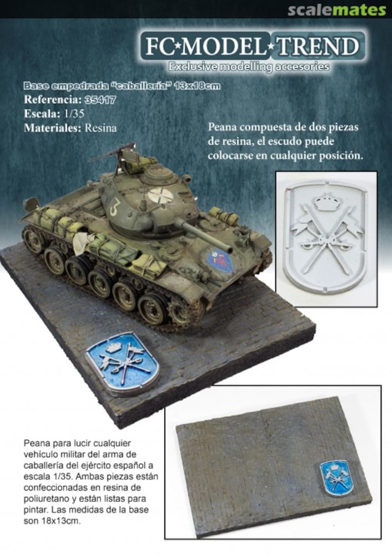 Boxart Caballería cobblestone base, small 35417 FC Model Trend
