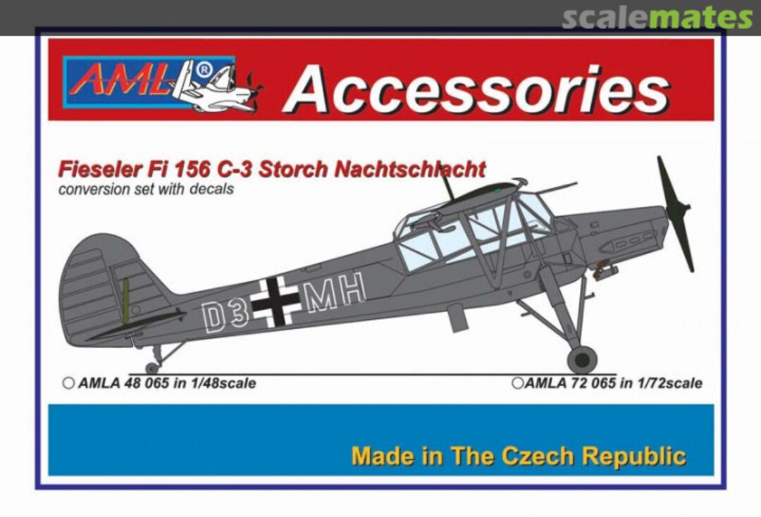 Boxart Fieseler Fi-156C-3 'Storch' Nachtschlacht AMLA48065 AML Boxart Fieseler Fi-156C-3 'Storch' Nachtschlacht AMLA48065 AML