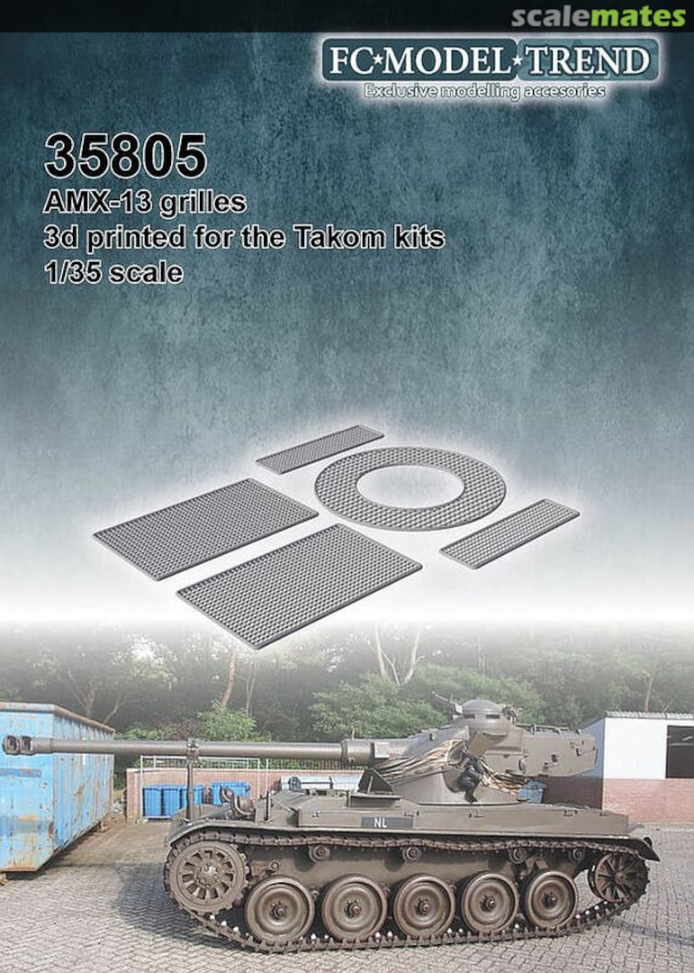 Boxart AMX-13 Grilles 35805 FC Model Trend Boxart AMX-13 Grilles 35805 FC Model Trend