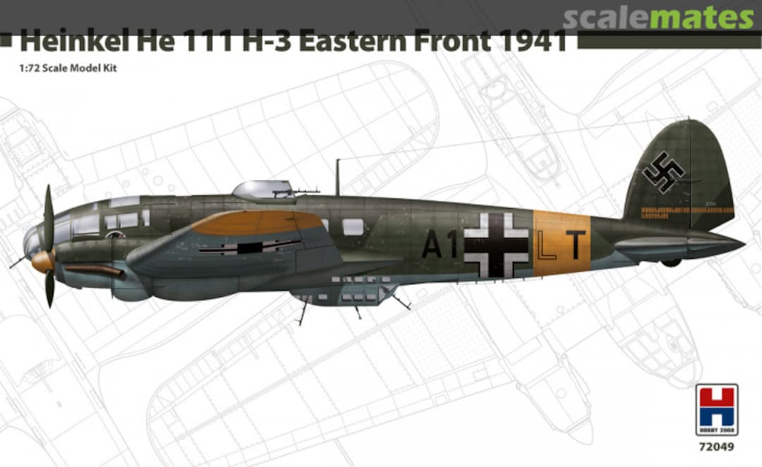Boxart Heinkel He 111 H-3 72049 Hobby 2000 Boxart Heinkel He 111 H-3 72049 Hobby 2000