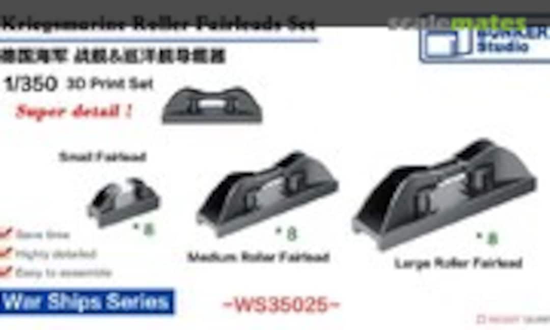 1:350 Kriegsmarine Roller Fairleads Set (Bunker Studio WS35025) WS35025
