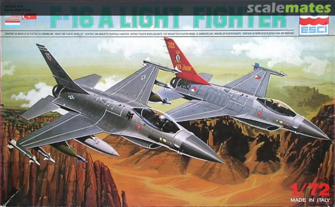 Boxart F-16 A Light Fighter 9041 ESCI Boxart F-16 A Light Fighter 9041 ESCI