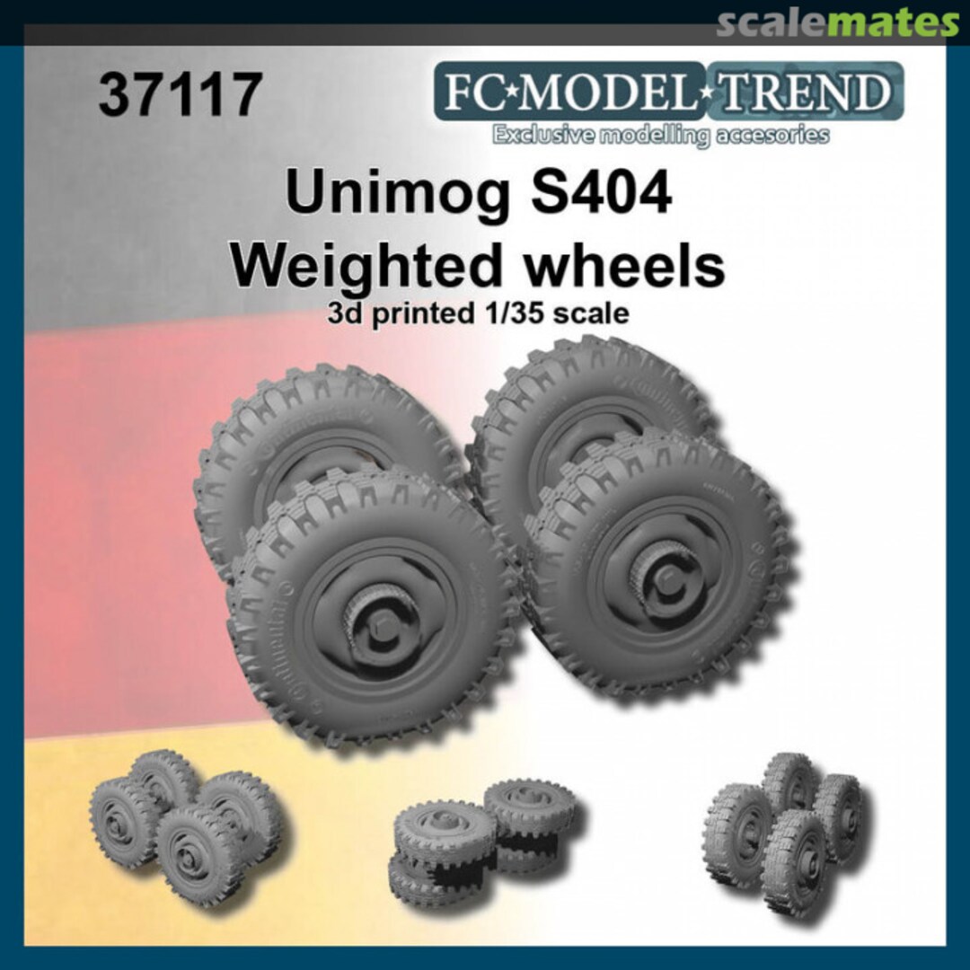 Boxart Unimog S404 weighted wheels 37117 FC Model Trend