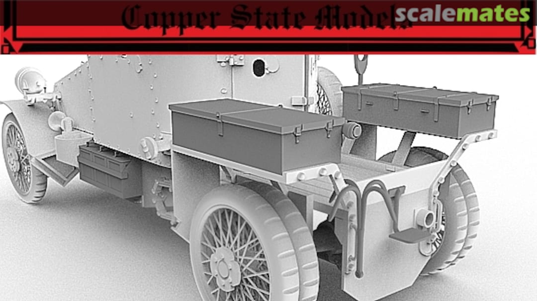 Boxart Lanchester AC exterior A35-011 Copper State Models Boxart Lanchester AC exterior A35-011 Copper State Models