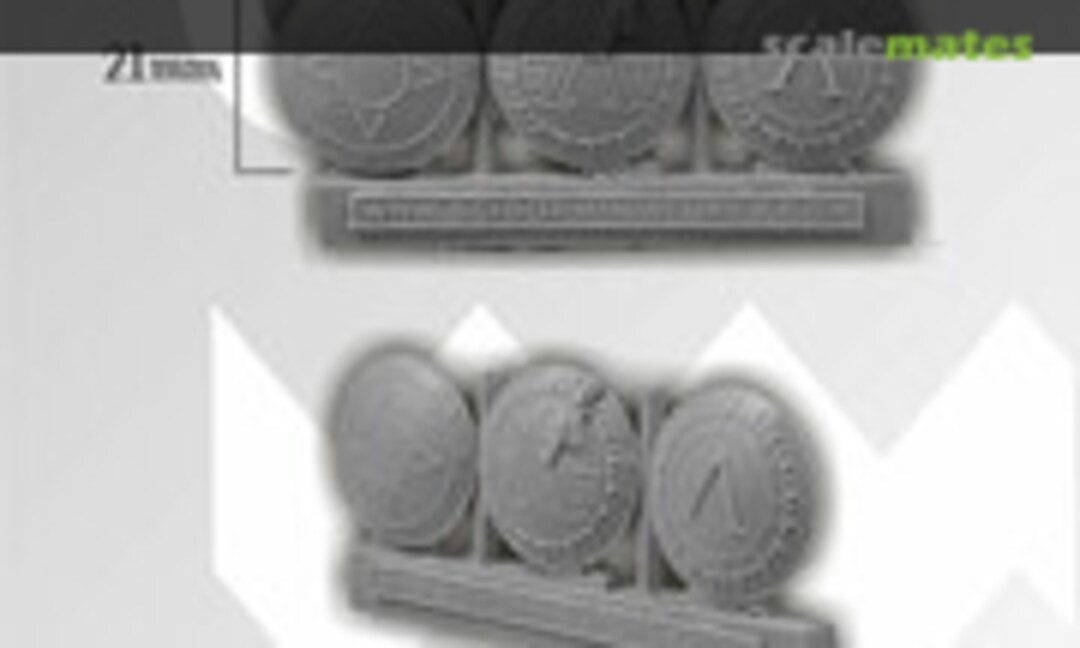 No Big Spartans Shields (3 pcs) (Scibor Monsterous Miniatures CPSH0021) CPSH0021