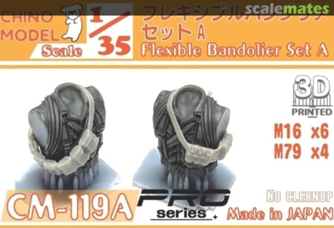 Boxart Flexible Bamdolier Set A CM-119A Chino Model Boxart Flexible Bamdolier Set A CM-119A Chino Model