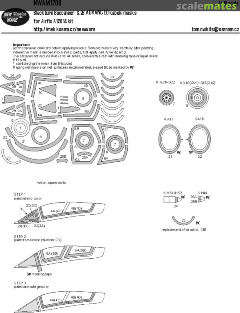 Boxart Blackburn Buccaneer S.2B ADVANCED kabuki masks NWAM1208 New Ware Boxart Blackburn Buccaneer S.2B ADVANCED kabuki masks NWAM1208 New Ware