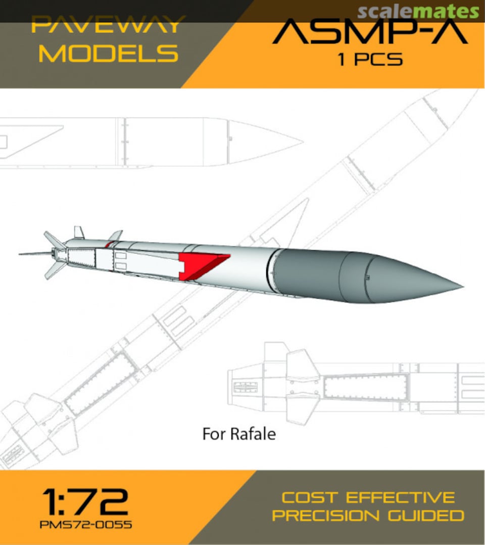 Boxart ASMP-A Nuclear missile PMS72-0055 Paveway Models