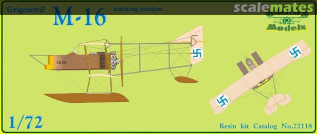Boxart Grigorovich M-16 72118 Omega Models Boxart Grigorovich M-16 72118 Omega Models