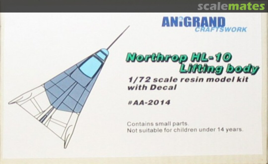 Boxart Northrop HL-10 AA-2014 Anigrand Craftswork Boxart Northrop HL-10 AA-2014 Anigrand Craftswork