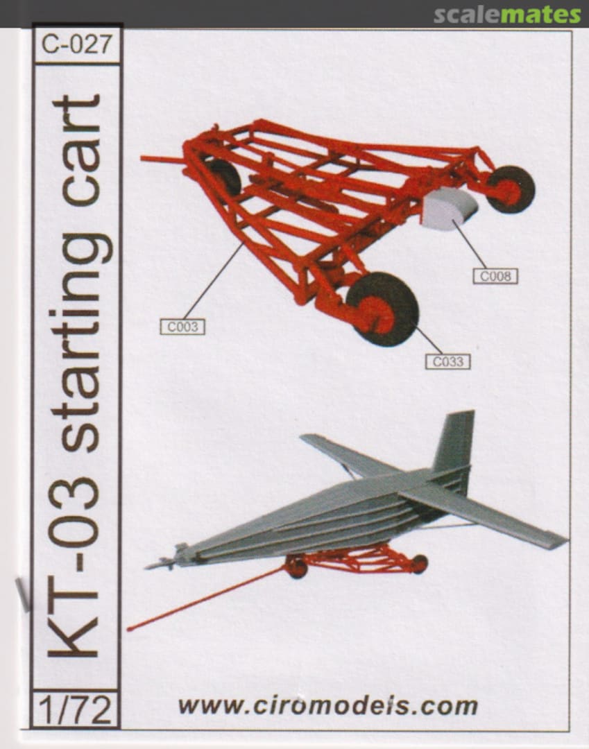 Boxart KT-3 starting cart C-027 Ciro Models