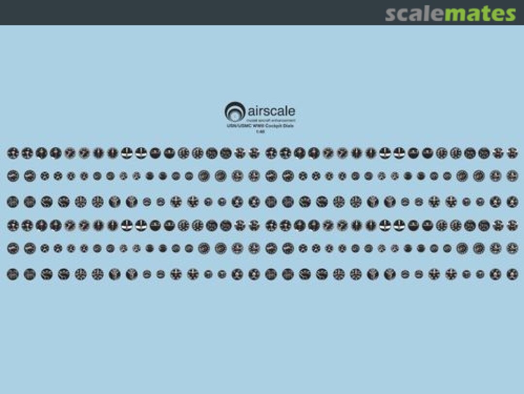 Boxart WW II US Navy Instrument Dial Decals AS48 USN Airscale Boxart WW II US Navy Instrument Dial Decals AS48 USN Airscale