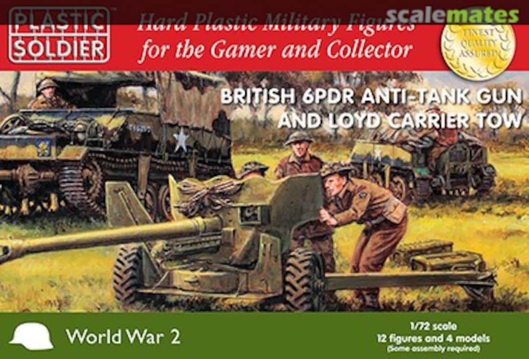 Boxart British 6 pdr anti tank gun and Loyd carrier tow WW2G20004 Plastic Soldier Boxart British 6 pdr anti tank gun and Loyd carrier tow WW2G20004 Plastic Soldier