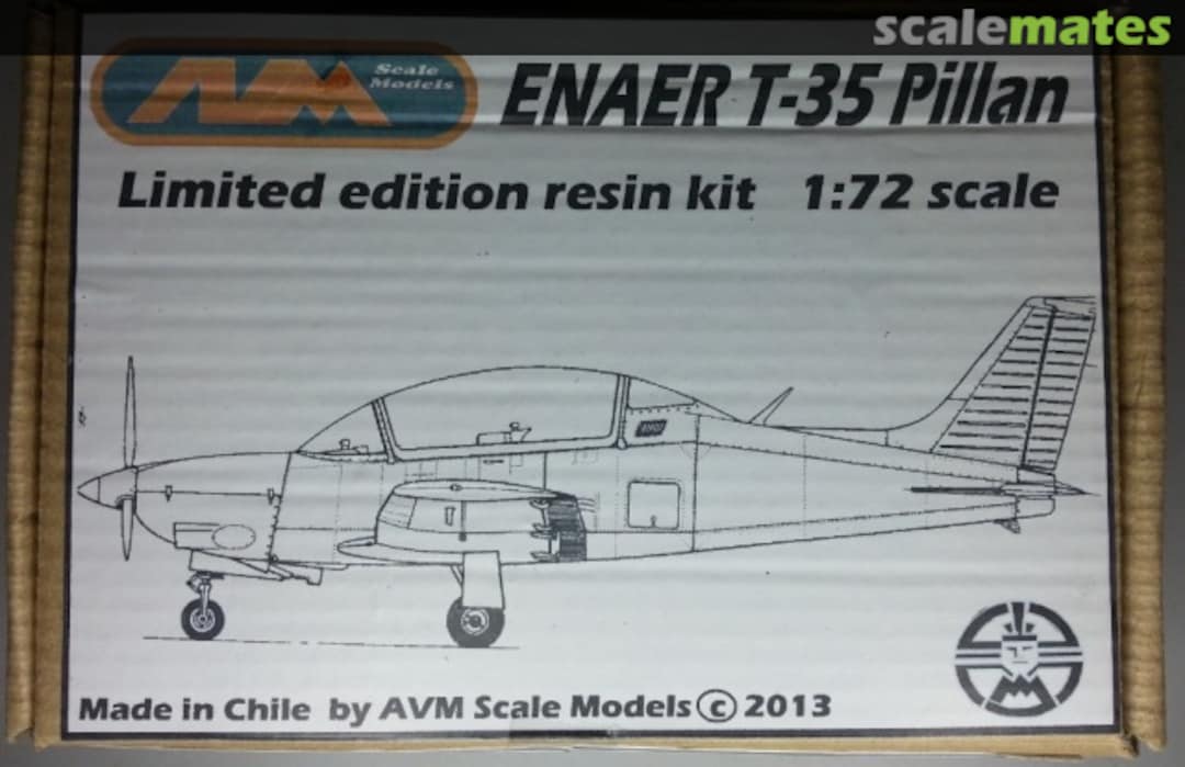 Boxart ENAER T-35 Pillan 2013 AVM Scale Models Boxart ENAER T-35 Pillan 2013 AVM Scale Models