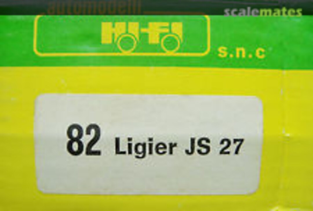Boxart Ligier JS27 F1 82 Hi Fi Automodelli
