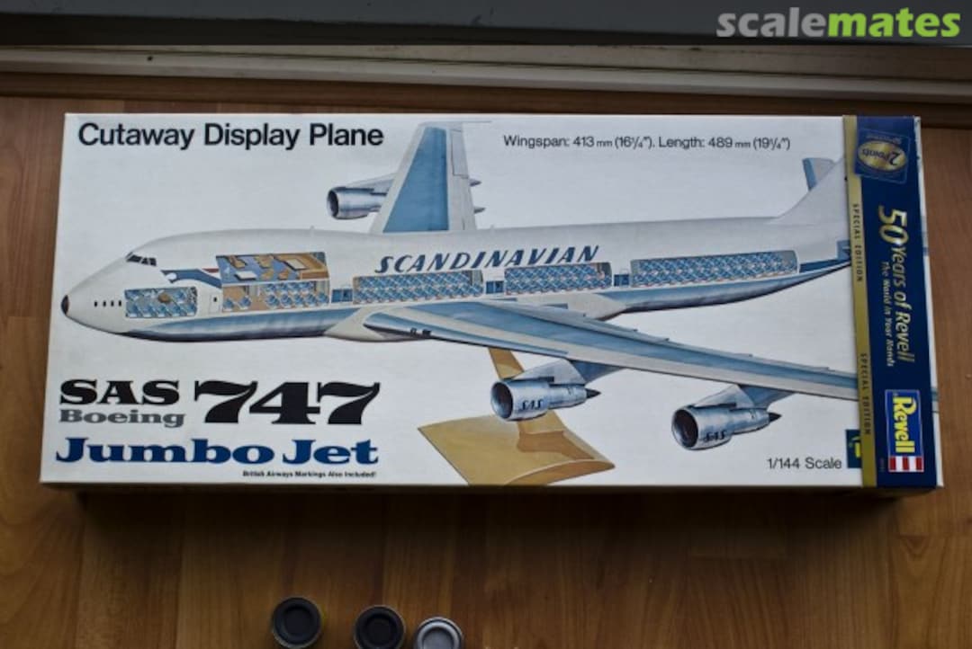 Boxart Boeing 747 Jumbo Jet H-177-0240 Revell Boxart Boeing 747 Jumbo Jet H-177-0240 Revell