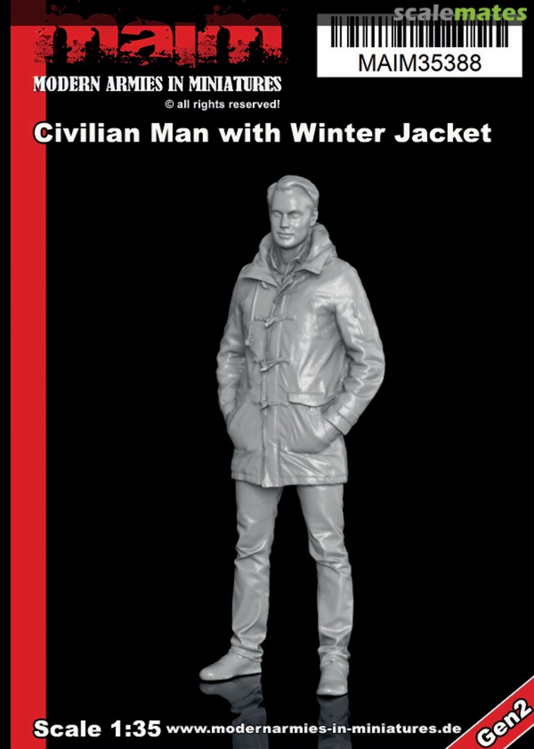 Boxart Modern Civilian Man with Winter Jacket MAIM35388 MAiM Boxart Modern Civilian Man with Winter Jacket MAIM35388 MAiM