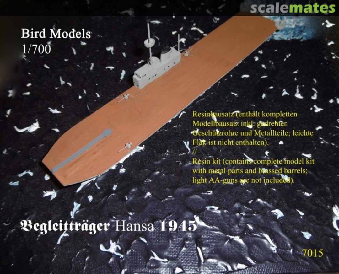 Boxart Begleitrträger "Hansa" 1945 7015 Bird Models Boxart Begleitrträger "Hansa" 1945 7015 Bird Models
