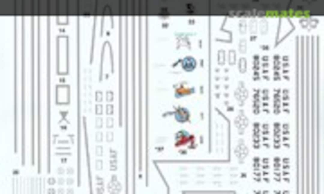 1:72 Lo-Vis B-52G Barksdale AFB (Warbird Decals 72039)