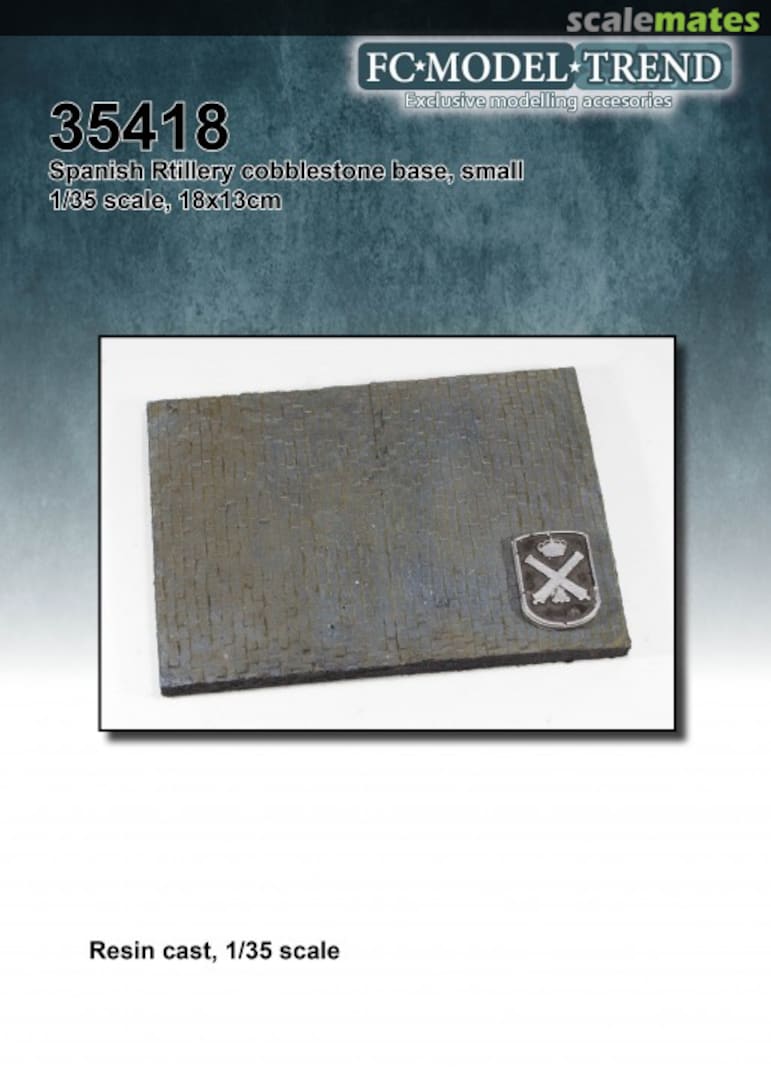 Boxart Artillería cobblestone base, small 35418 FC Model Trend