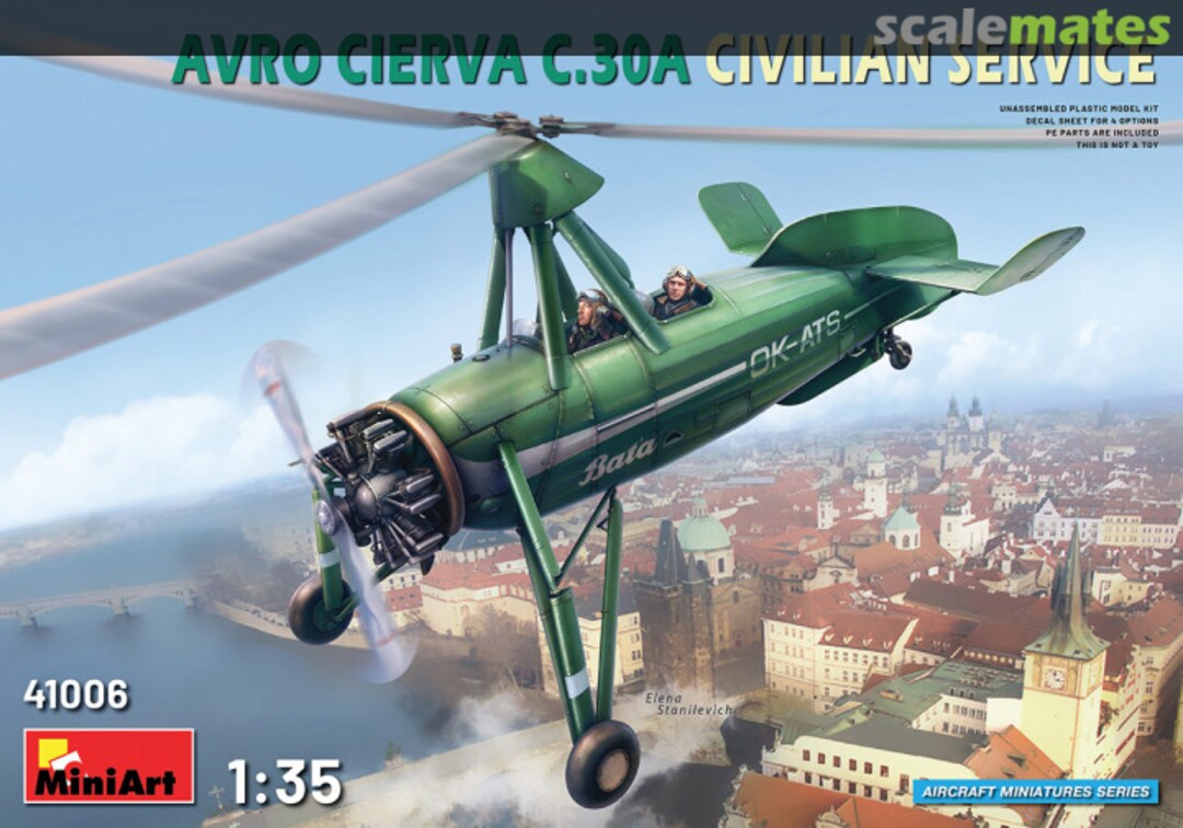 Boxart Avro Cierva C.30A 41006 MiniArt Boxart Avro Cierva C.30A 41006 MiniArt