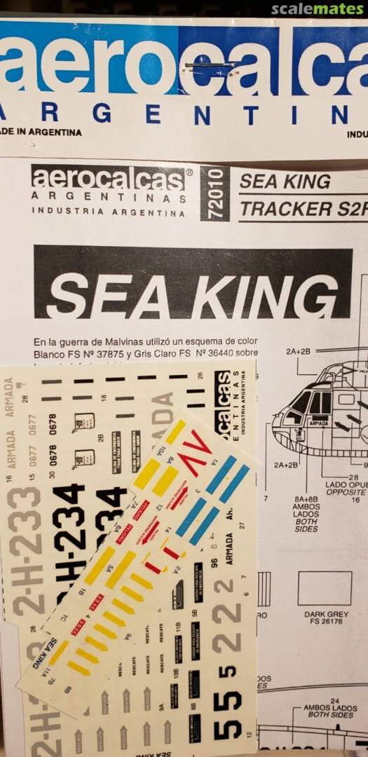 Boxart SEA KING Y TRACKER S2F/S2E 72010 Aerocalcas Argentinas Boxart SEA KING Y TRACKER S2F/S2E 72010 Aerocalcas Argentinas