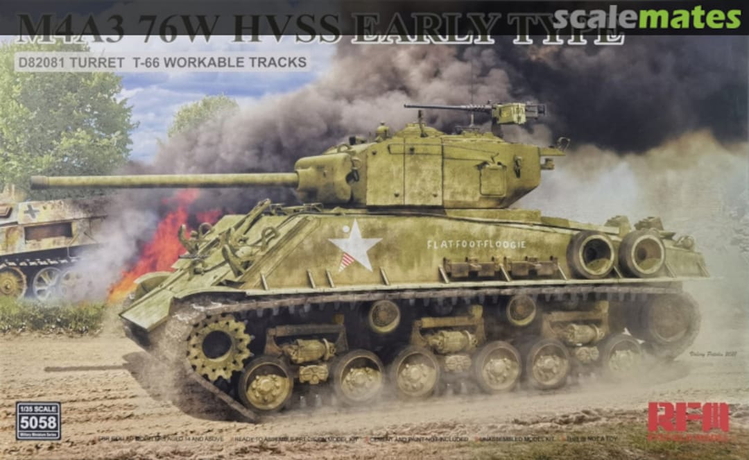 Boxart M4A3 76W HVSS RM-5058 Rye Field Model Boxart M4A3 76W HVSS RM-5058 Rye Field Model
