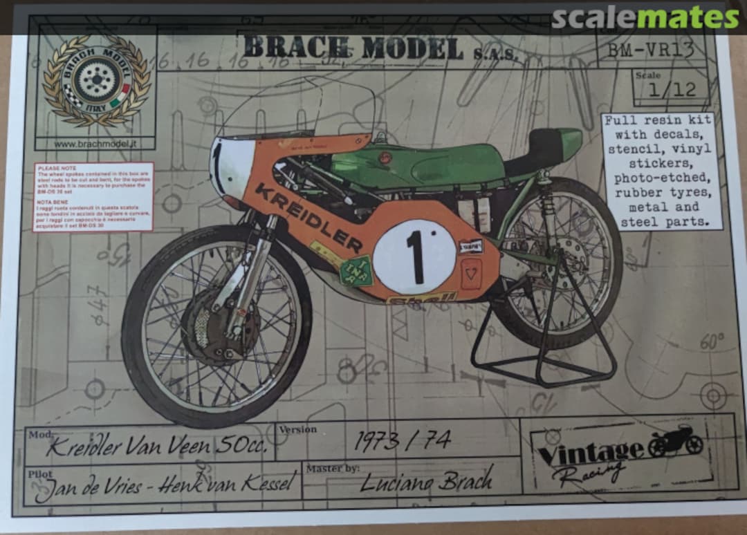 Boxart Kreidler Van Veen 50cc BM-VR13 Brach Model
