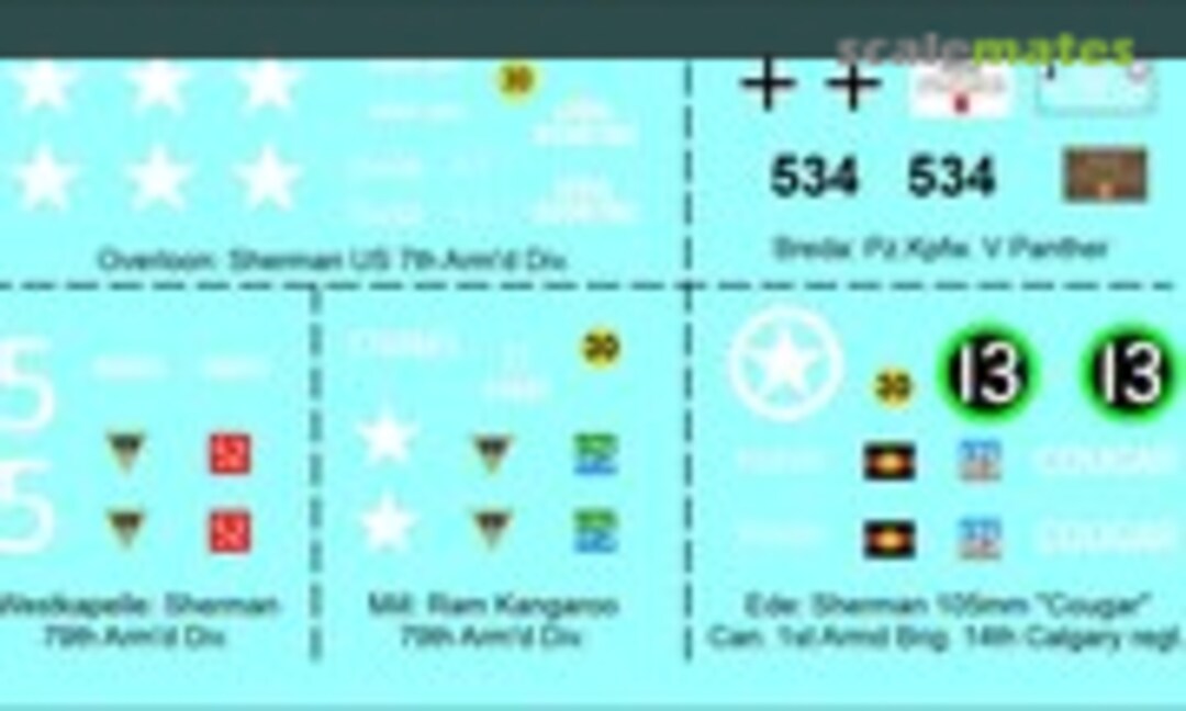 1:72 Monument Tanks in the Netherlands (Black Lion Decals 72069) 72069