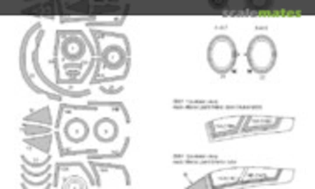 1:48 Blackburn Buccaneer S.2B EXPERT kabuki masks (New Ware NWAM1209) NWAM1209