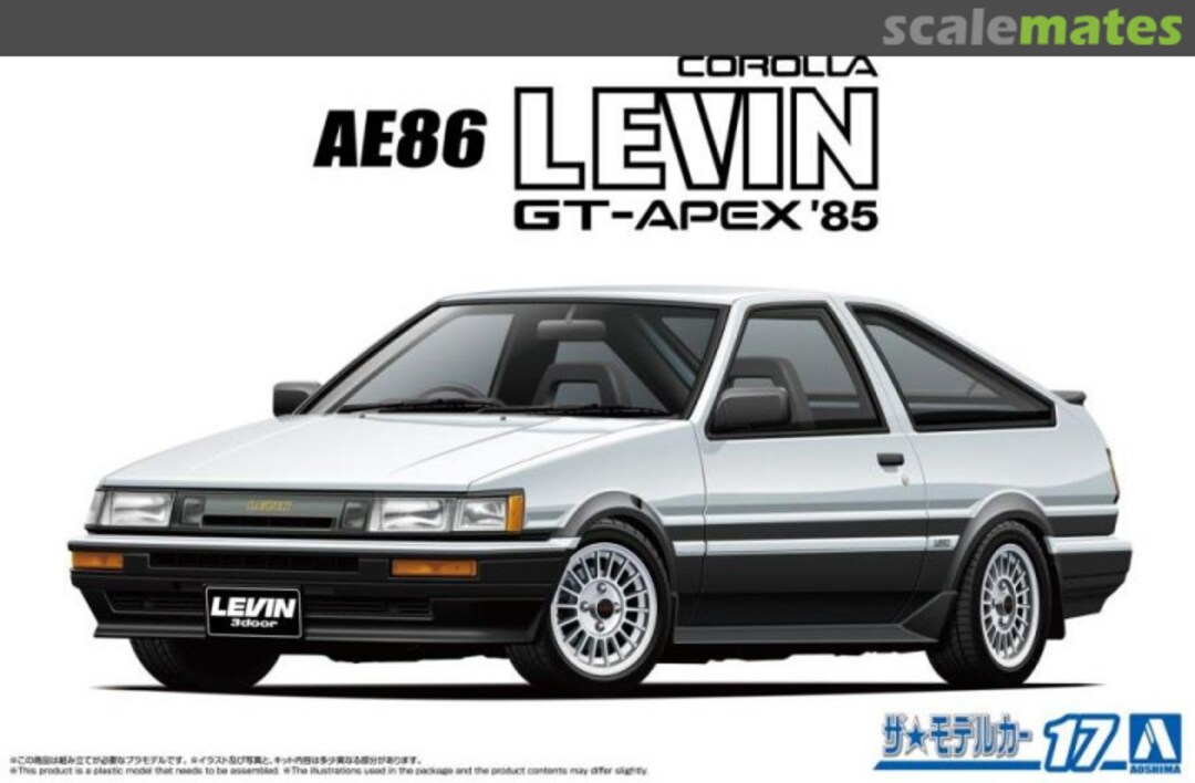 Boxart Toyota AE86 Corolla Levin GT-APEX '85 069318 Aoshima Boxart Toyota AE86 Corolla Levin GT-APEX '85 069318 Aoshima