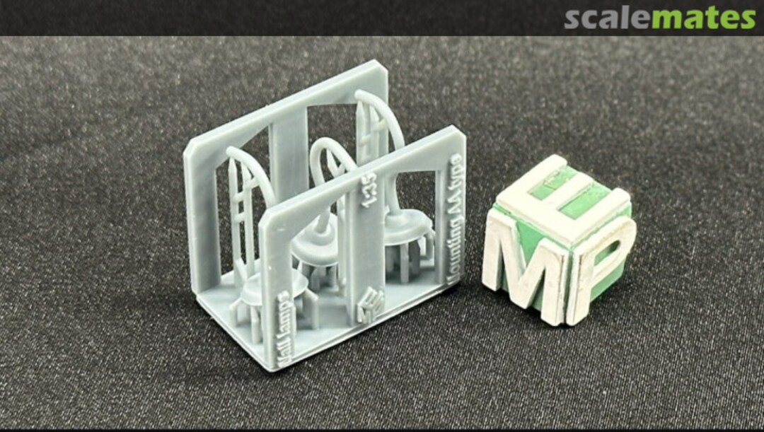 Boxart Wall Lamp Mount - Type AA - 3 pieces 35080222 EMP3d Boxart Wall Lamp Mount - Type AA - 3 pieces 35080222 EMP3d