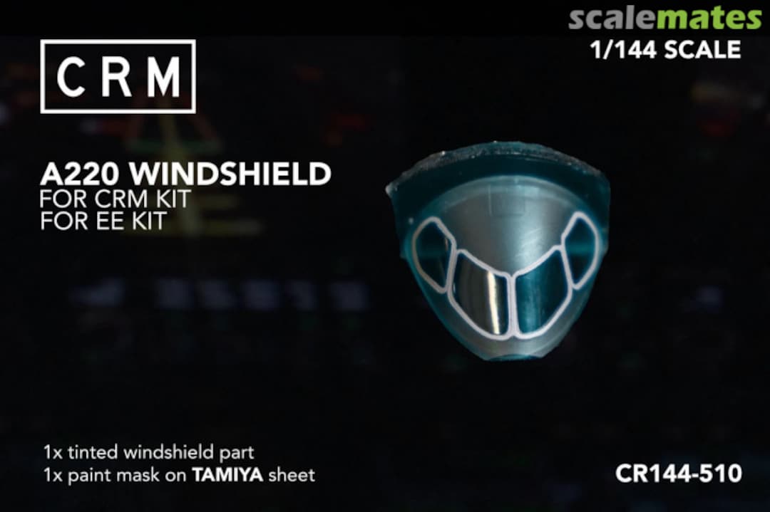 Boxart A220 Windshield CR144-510 CRM Boxart A220 Windshield CR144-510 CRM