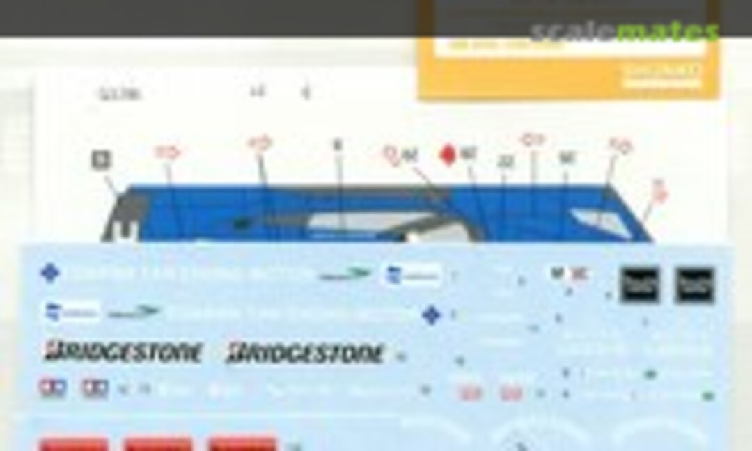 1:24 Nissan Calsonic GT-R 2012 Update Decal Set (Shunko Models SHK-D194) SHK-D194