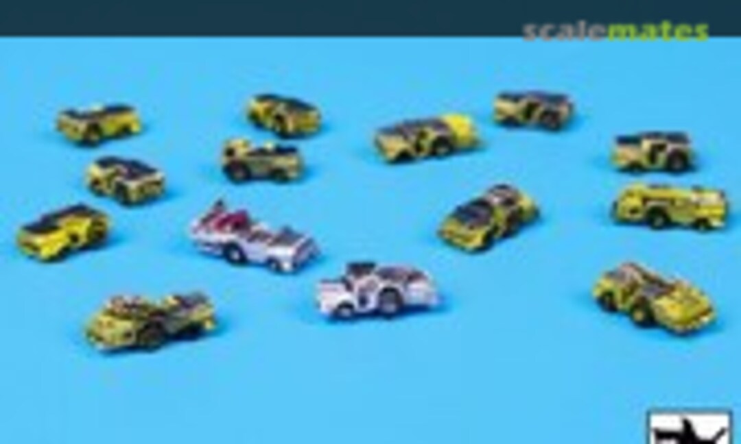 1:700 Deck Tractors Accessories Set (Black Dog S70005) S70005