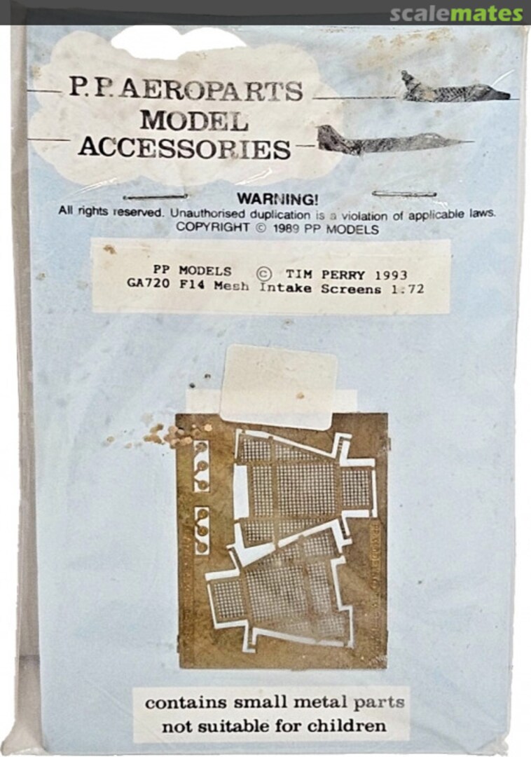 Boxart F-14 Mesh Intake Screens GA720 P.P. Aeroparts