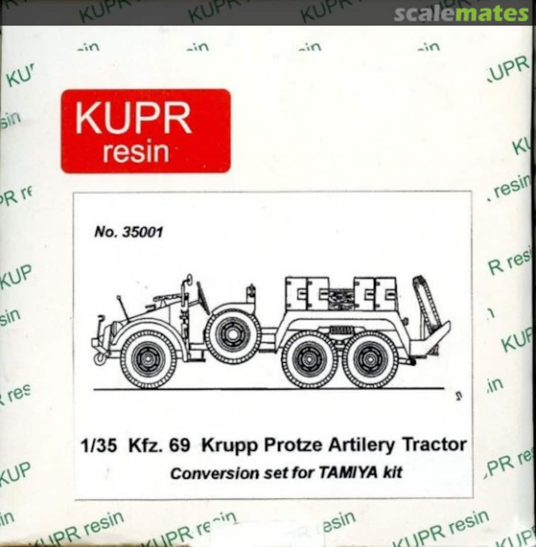 Boxart Kfz. 69 Krupp Protze artillery tractor K35001 KUPR Boxart Kfz. 69 Krupp Protze artillery tractor K35001 KUPR