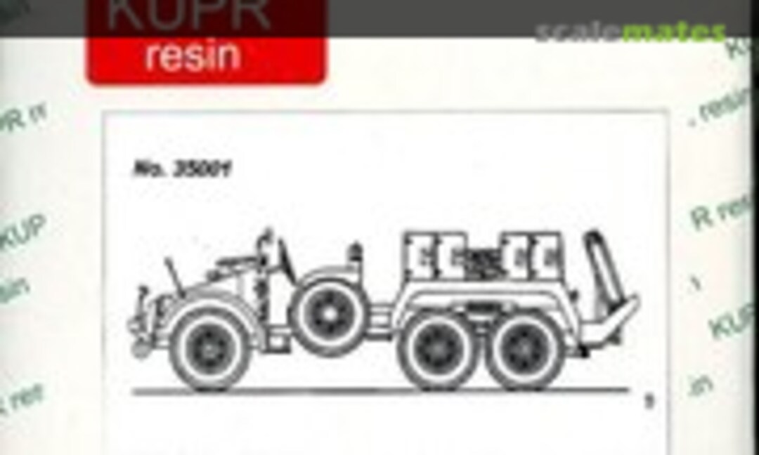 1:35 Kfz. 69 Krupp Protze artillery tractor (KUPR K35001) K35001