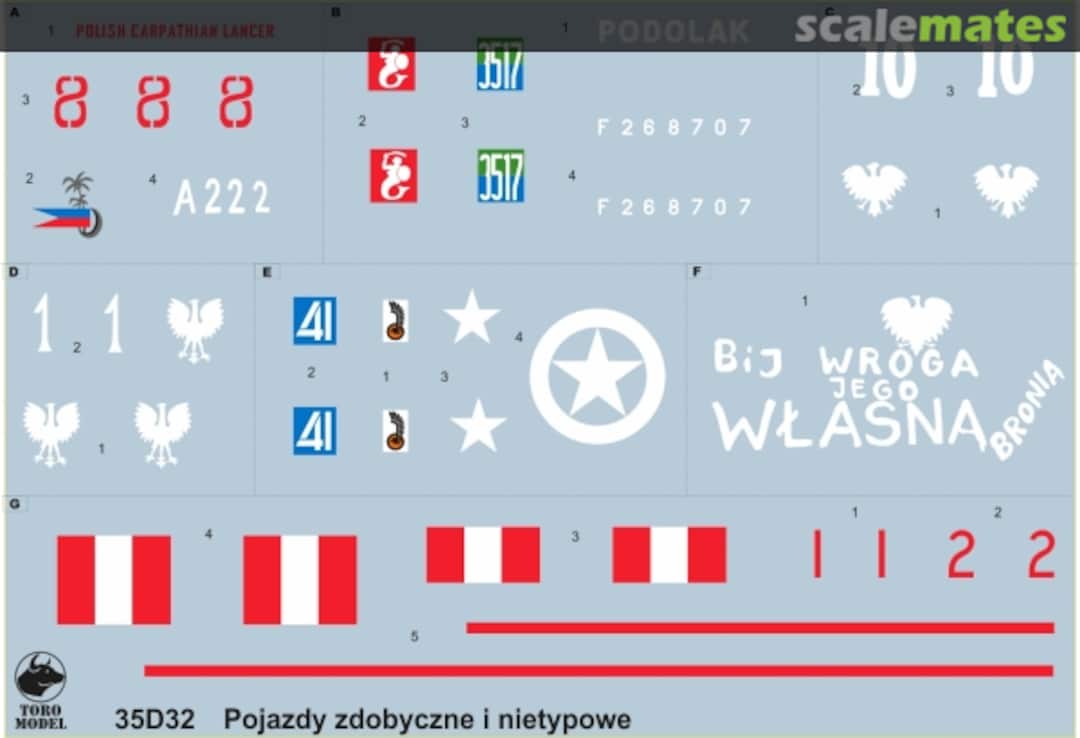 Boxart Captured & non-standard vehicles in Polish service 35D32 ToRo Model Boxart Captured & non-standard vehicles in Polish service 35D32 ToRo Model