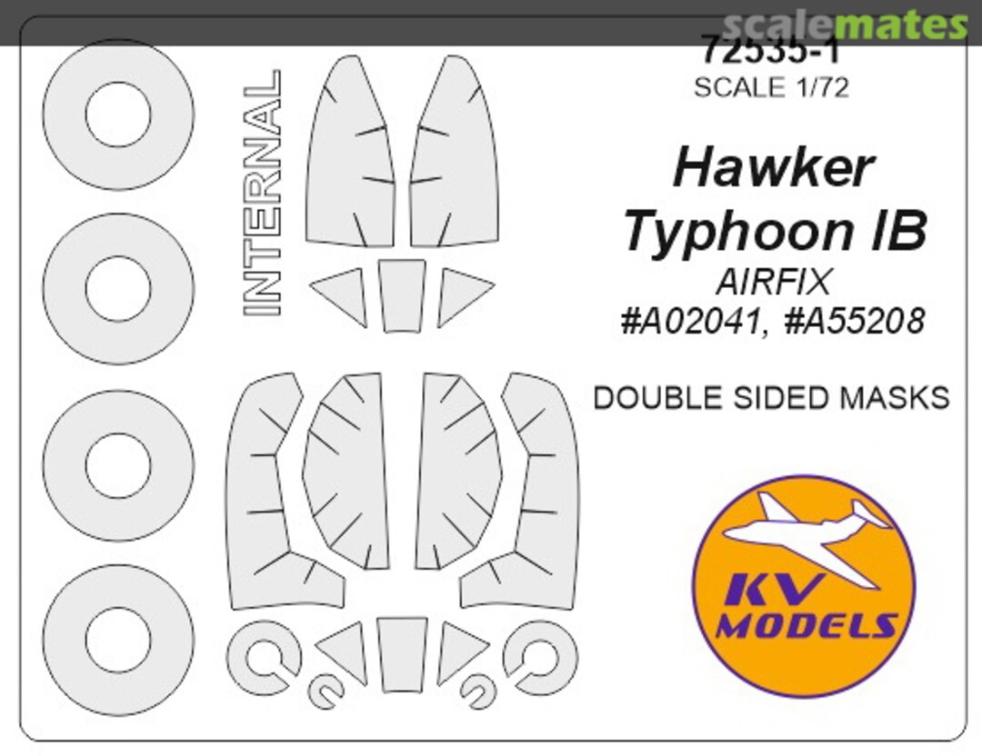 Boxart Hawker Typhoon Mk.IB 72589-1 KV Models Boxart Hawker Typhoon Mk.IB 72589-1 KV Models